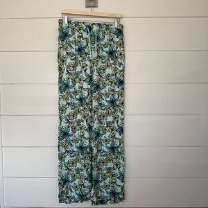 Beach Riot Women’s Medium Blue Lagoon Pull on Pants Patterned